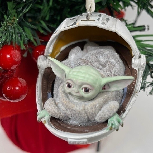 Disney Sketchbook Ornament STAR WARS The Child Mandalorian NEW - Picture 1 of 6